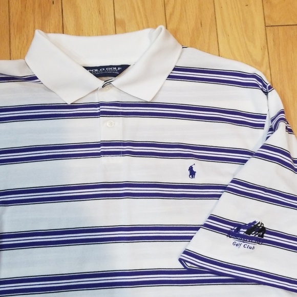 Polo Ralph Lauren Golf Striped Polo Shirt XL - Picture 1 of 7